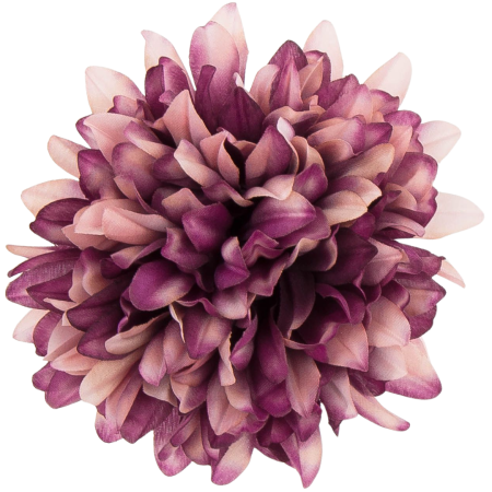 [68d7725] Główka chryzantema 7 płatków 13cm fioletowa cieniowana 6szt