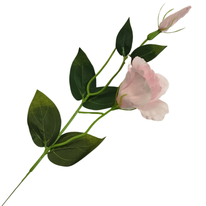 [B17926] Gałązka kwiatowa eustoma różowa jasna