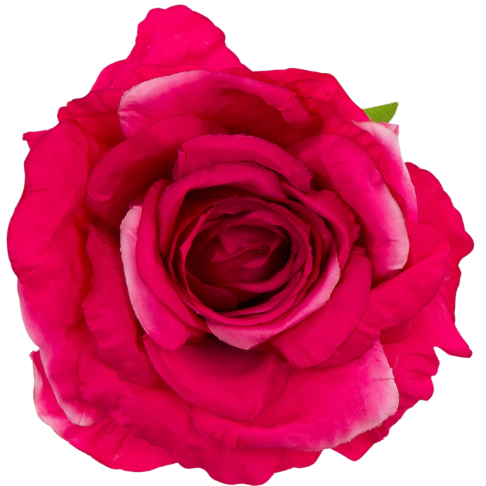 [68b1010] Główka kwiatowa róża 14cm różowa