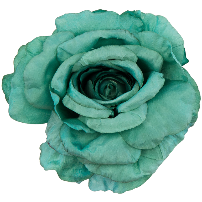 [68b1016] Główka kwiatowa róża 14cm miętowa