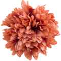[68c0781] Główka chryzantema 10 płatków 16cm miedziana