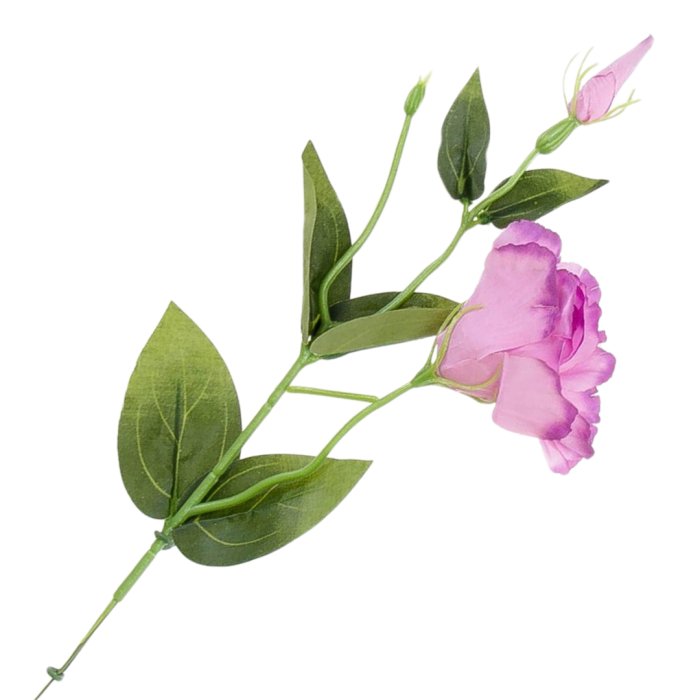 [B17931] Gałązka kwiatowa eustoma  lawendowo-różowa