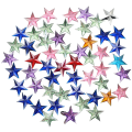 [55510] Kryształki kolorowe gwiazdki do naklejania 15mm 56szt