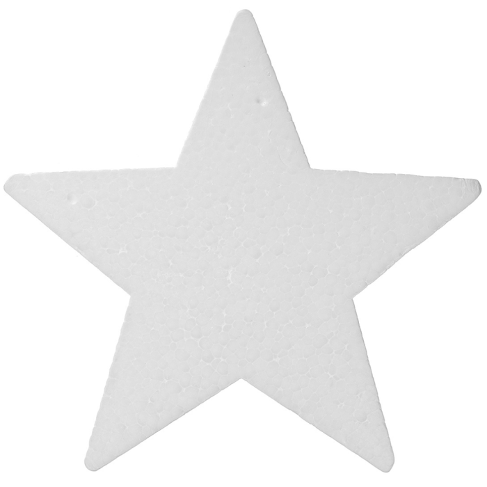 [60852] Gwiazdka styropianowa płaska 22,5cm
