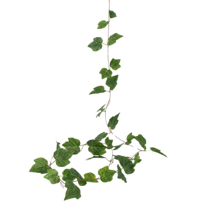 [68g7601] Girlanda z zielonych listków bluszcz gęsta 230cm