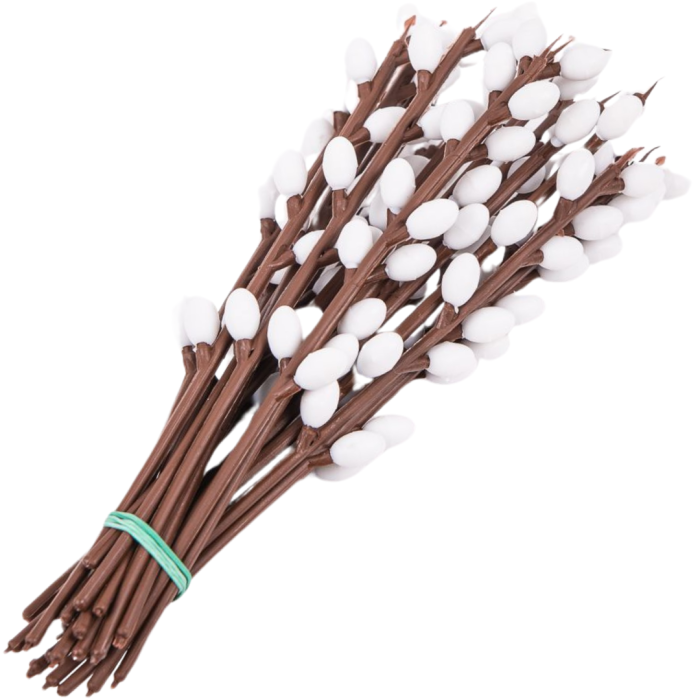 [w0101] Bazie na gałązce 15cm 12szt