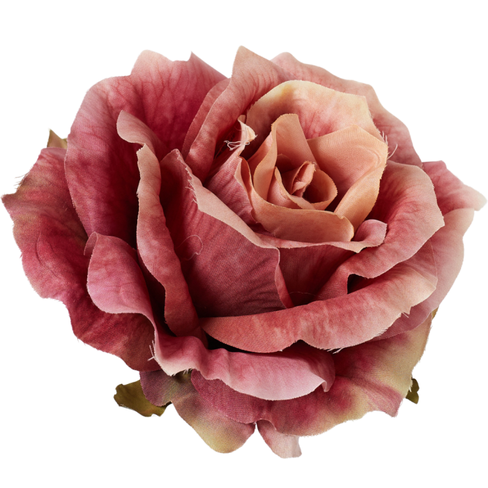 [68b5243] Róża główka rozkwitnięta 10cm różowa cieniowana