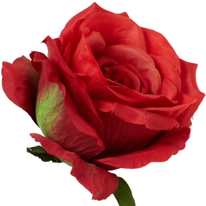 [68b5129] Róża główka wyrobowa 9cm czerwona