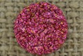 [046309] Kaboszon brokatowy druzy różowy 12mm