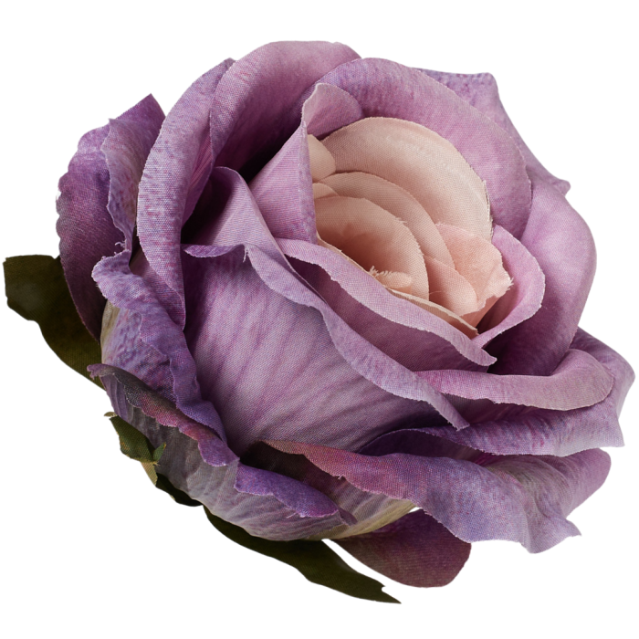 [68b5147] Róża główka wyrobowa 9cm wrzosowa