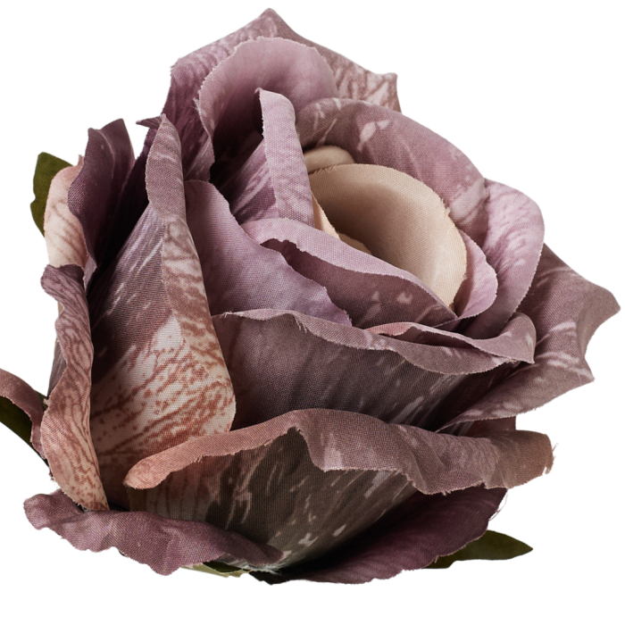 [68b5152] Róża główka wyrobowa 9cm różowo- fioletowa cieniowana