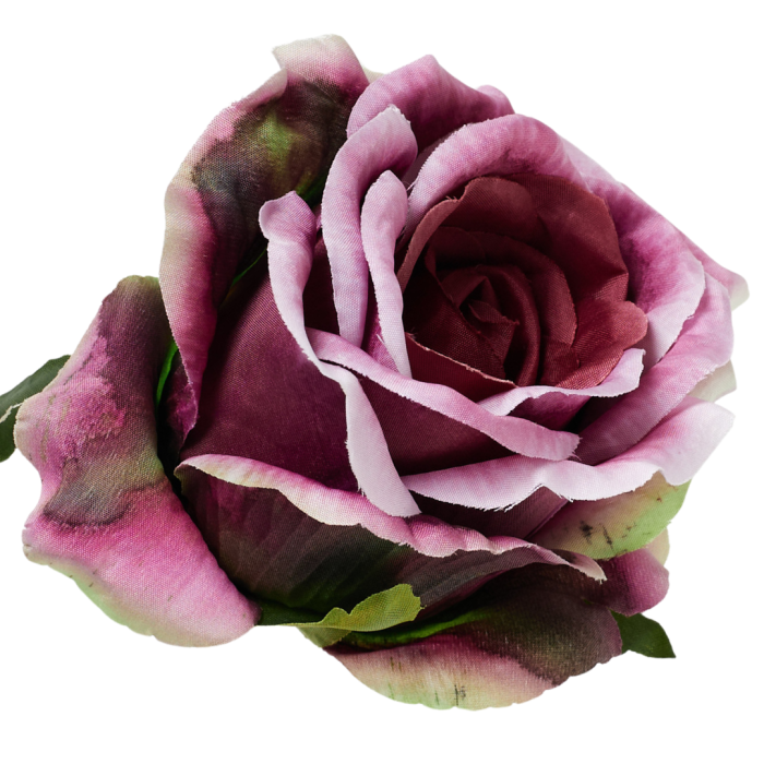 [68b5173] Róża główka wyrobowa 9cm fioletowa cieniowana