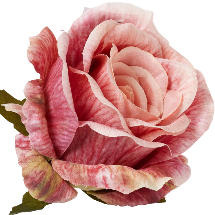 [68b5183] Róża główka wyrobowa 9cm różowo- brzoskwiniowa