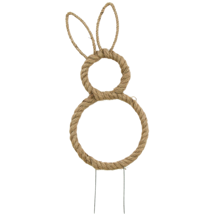 [wfn1201] Ozdoba wielkanocna zajączek na piku 38cm