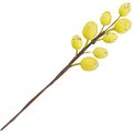 [68th0201] Gałązka ozdobna wielkanocna pisanki żółte 26cm
