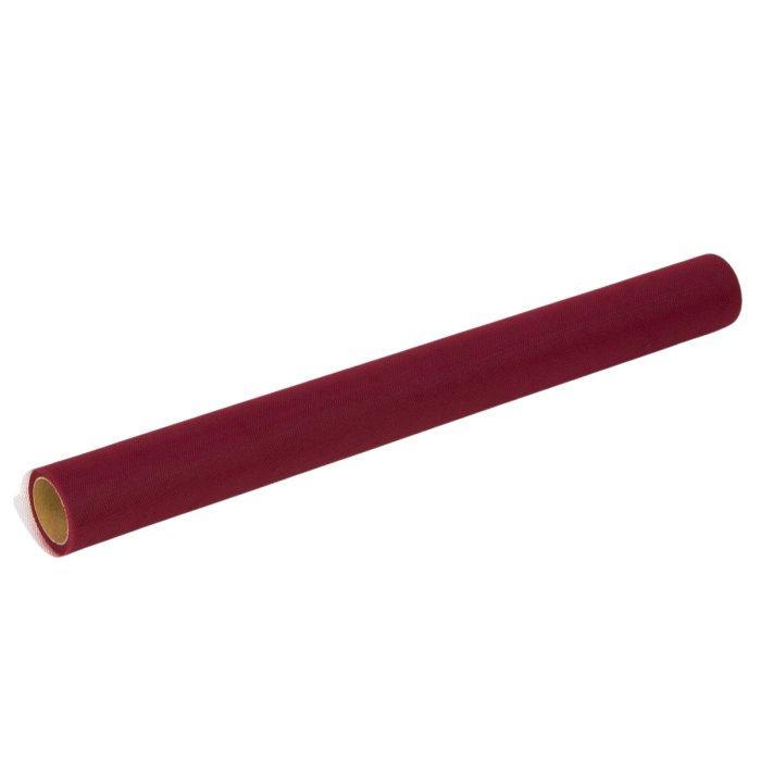 [750083] Tiul dekoracyjny na rolce 50cm 9m bordowy