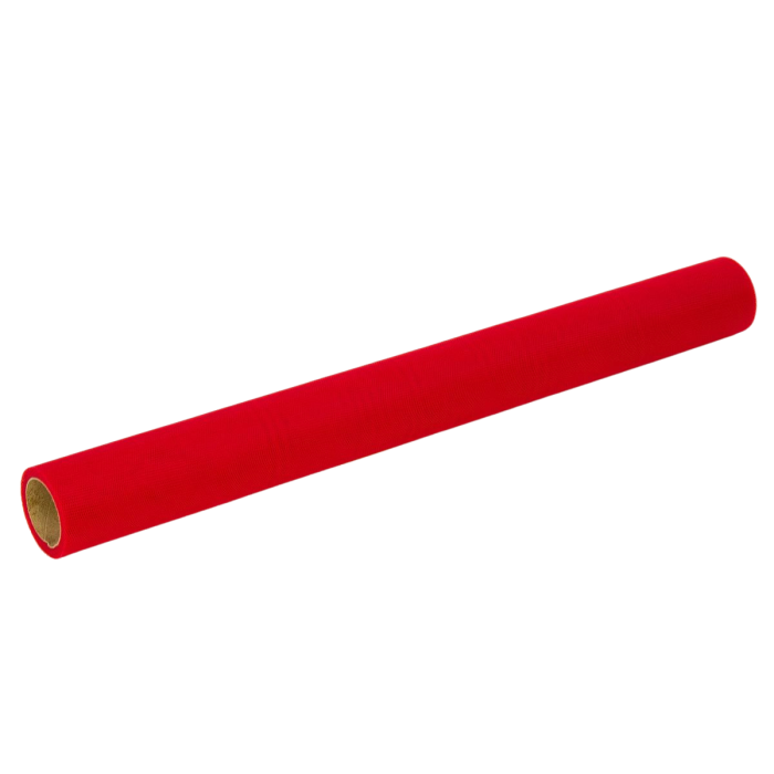 [750063] Tiul dekoracyjny na rolce 50cm 9m czerwony
