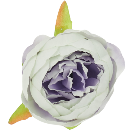[wb50040] Główka kwiatowa peonia 8cm jagodowa-cieniowana