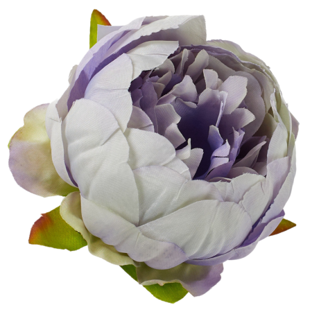 [wb50307] Główka kwiatowa peonia 8cm fioletowa cieniowana