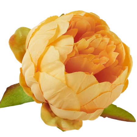 [wb50205] Główka kwiatowa peonia 8cm żółta