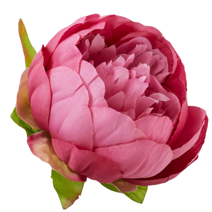 [wb50201] Główka kwiatowa peonia 8cm ciemnoróżowa