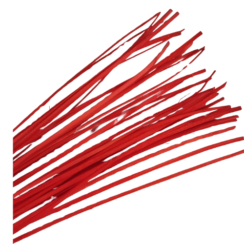 [61232] Rattan płaski około 45-50g pomarańczowy