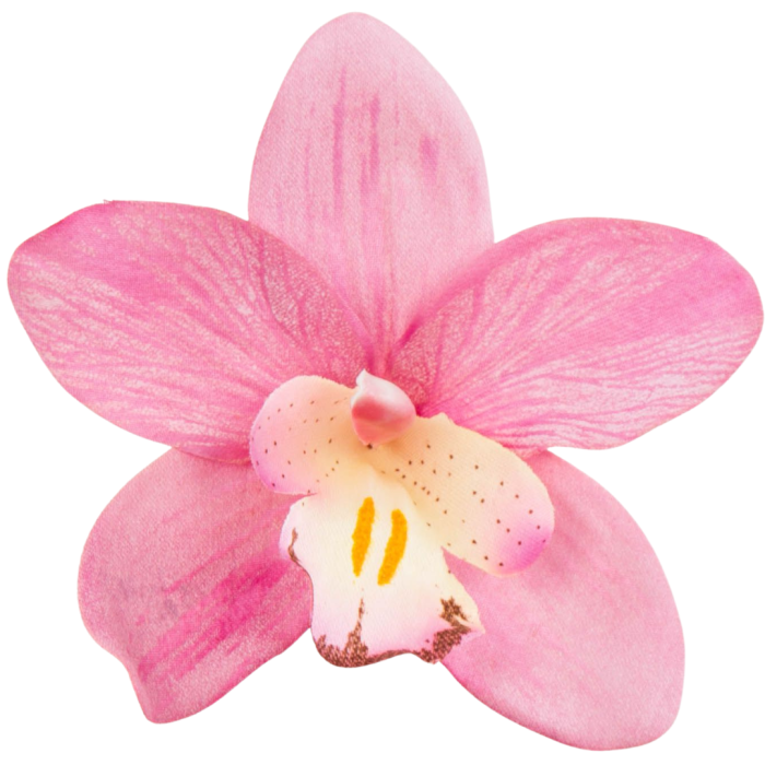 [w16507] Główka wyrobowa storczyk 12cm różowy