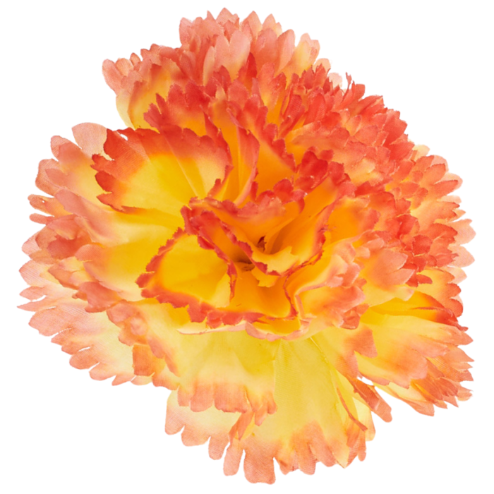 [w34007] Goździk główka 11cm żółto- pomarańczowa