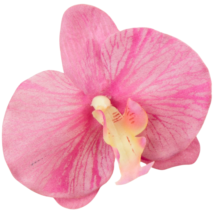 [ w15107] Główka wyrobowa storczyk 11x10cm różowy