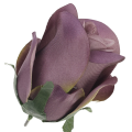 [w10934] Róża główka 9cm ciemnofioletowa