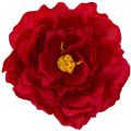 [w15018] Główka kwiatowa peonia duża 15cm czerwona