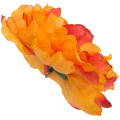 [w15041] Główka kwiatowa peonia duża 15cm pomarańczowa cieniowana