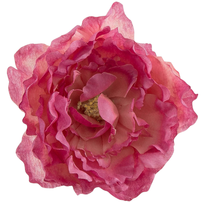 [w15078] Główka kwiatowa peonia duża 15cm malinowa