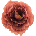 [w15081] Główka kwiatowa peonia duża 15cm miedziana cieniowana