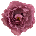 [w15083] Główka kwiatowa peonia duża 15cm ciemnoróżowa przydymiona