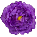 [w15090] Główka kwiatowa peonia duża 15cm fioletowa