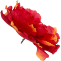 [w15099] Główka kwiatowa peonia duża 15cm czerwona cieniowana