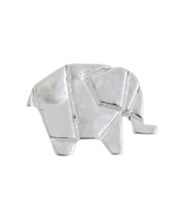 [307447] Zawieszka mała słoń origami kolor srebrny.png