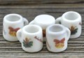 61427 Miniaturowy kubek ceramiczny dzwonki i stroik