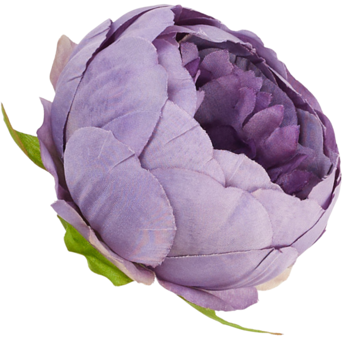 [wb50133] Główka kwiatowa peonia 8cm fioletowa