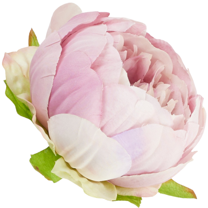 [wb50314] Główka kwiatowa peonia 8cm lawendowo-kremowa