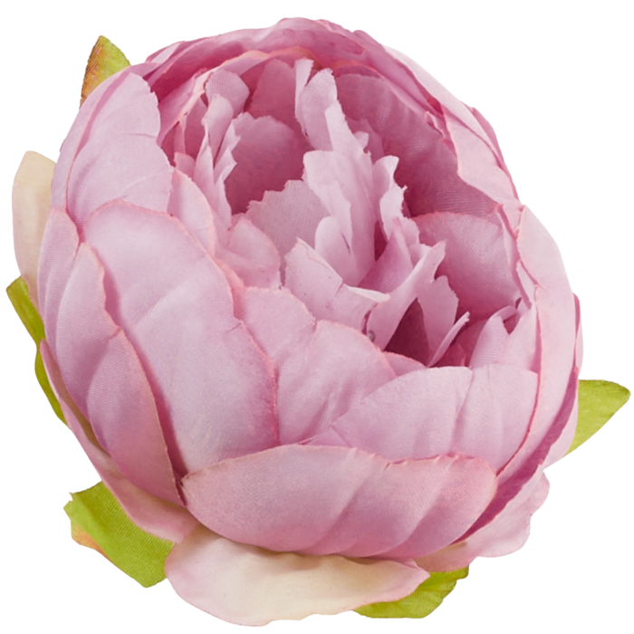 [wb50331] Główka kwiatowa peonia 8cm ciemnoróżowa