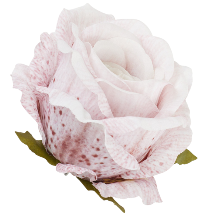 [68b5104] Róża główka wyrobowa 9cm bladoróżowa