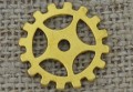 Element ozdobny steampunk tryb kolor złoty 19mm