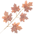 [68s72403] Gałązka liście jesienne pomarańczowo- brązowe 54cm