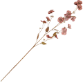 [68a10209] Gałązka kwiatowa jesienna anemon 100cm brązowy