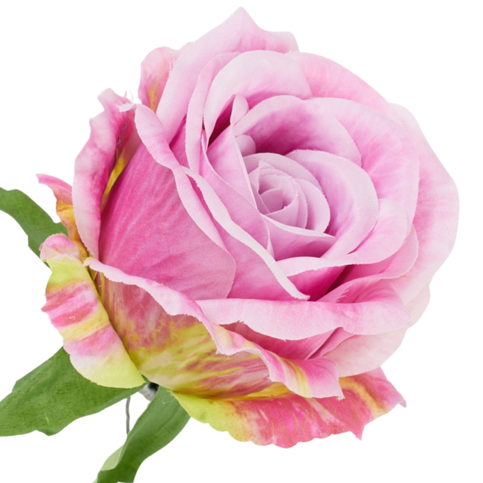 [68b5117] Róża główka wyrobowa 9cm różowa