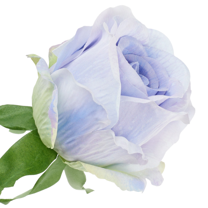 [68b5125] Róża główka wyrobowa 9cm baby blue