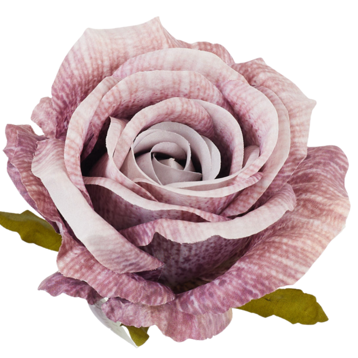 [68b51114] Róża główka wyrobowa 9cm jasnojagodowa