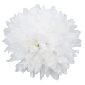Główka kwiatowa chryzantema 12 płatków 18cm biała